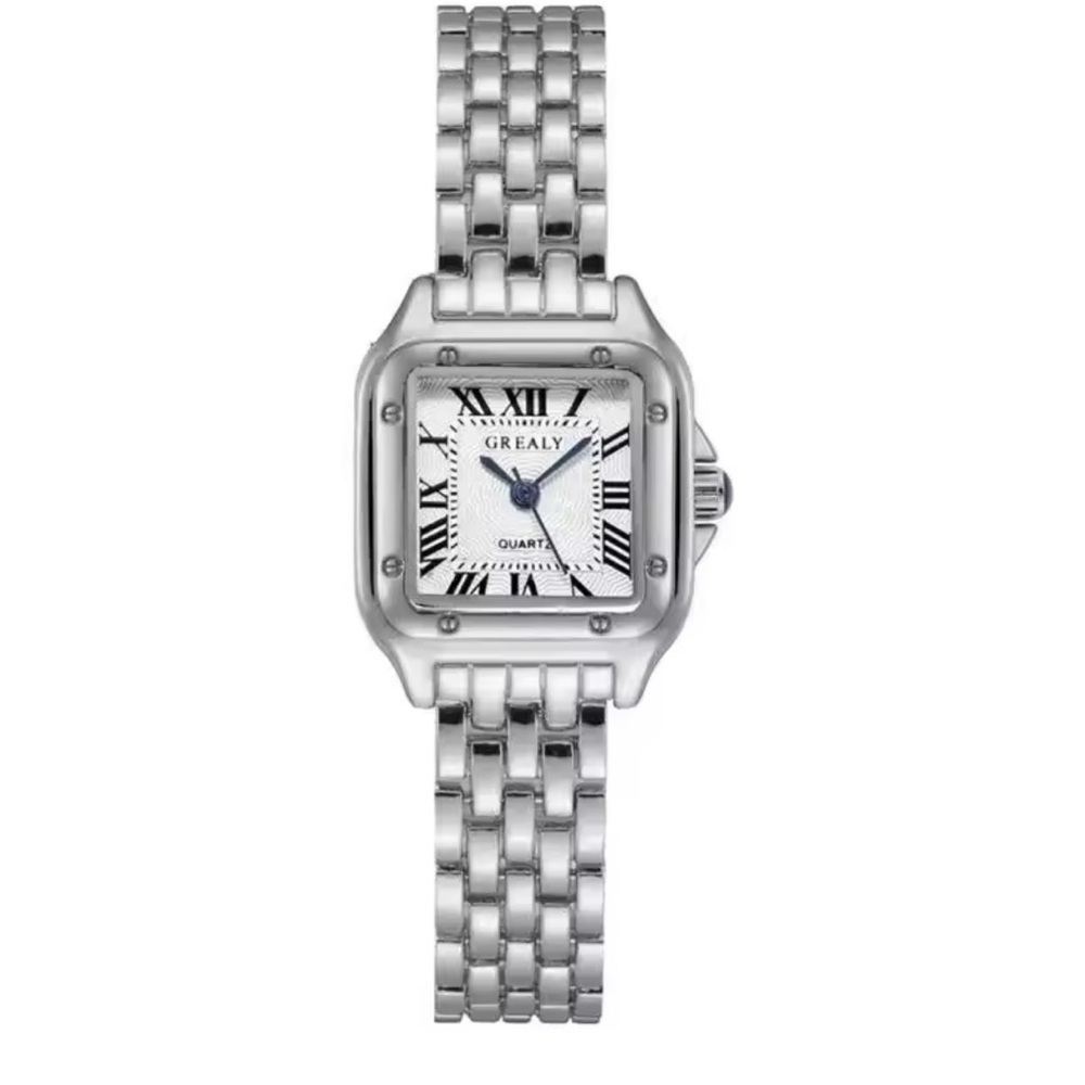 Panthere Classic vintage Rectangle Stainless Steel Watch - Picture 8 of 15